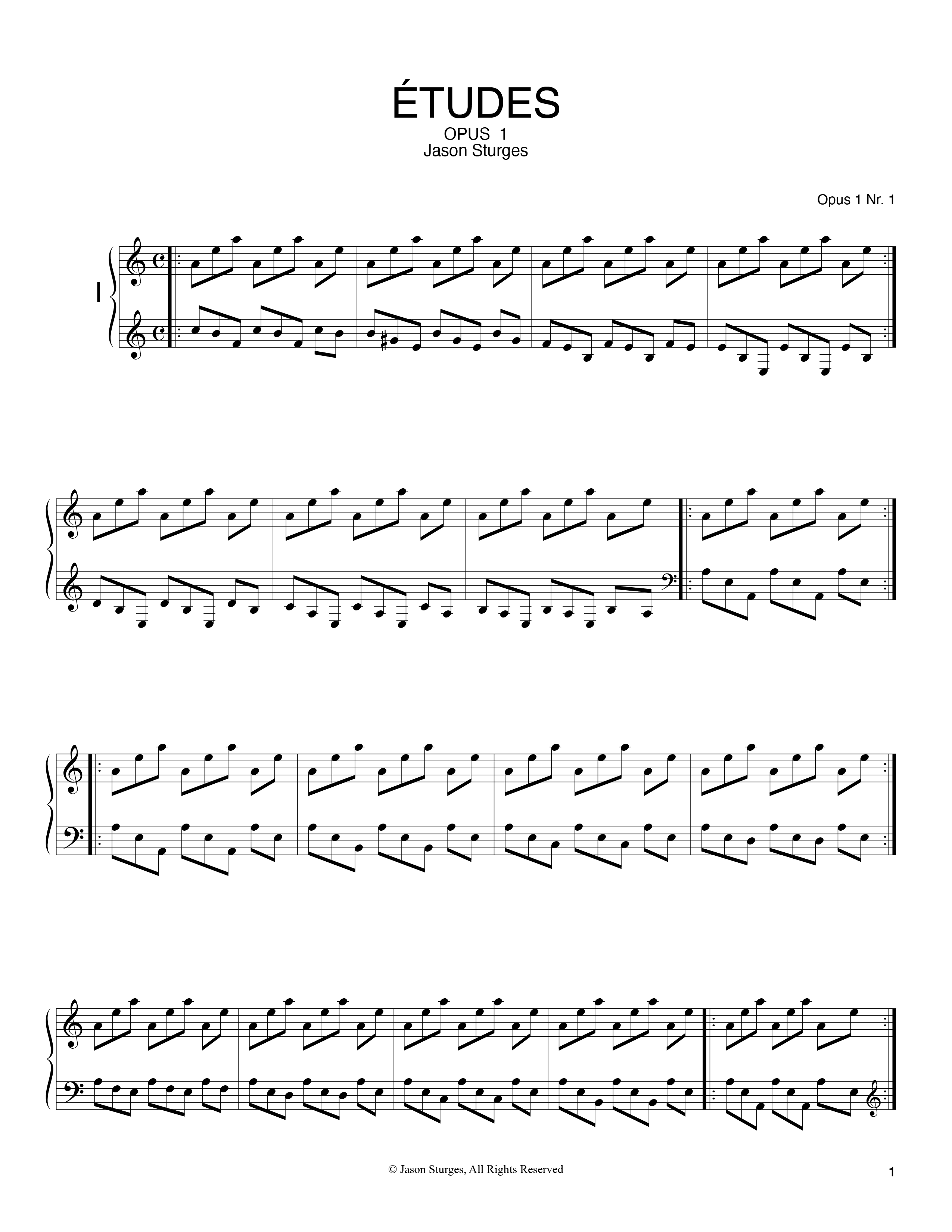 Etude No. 1