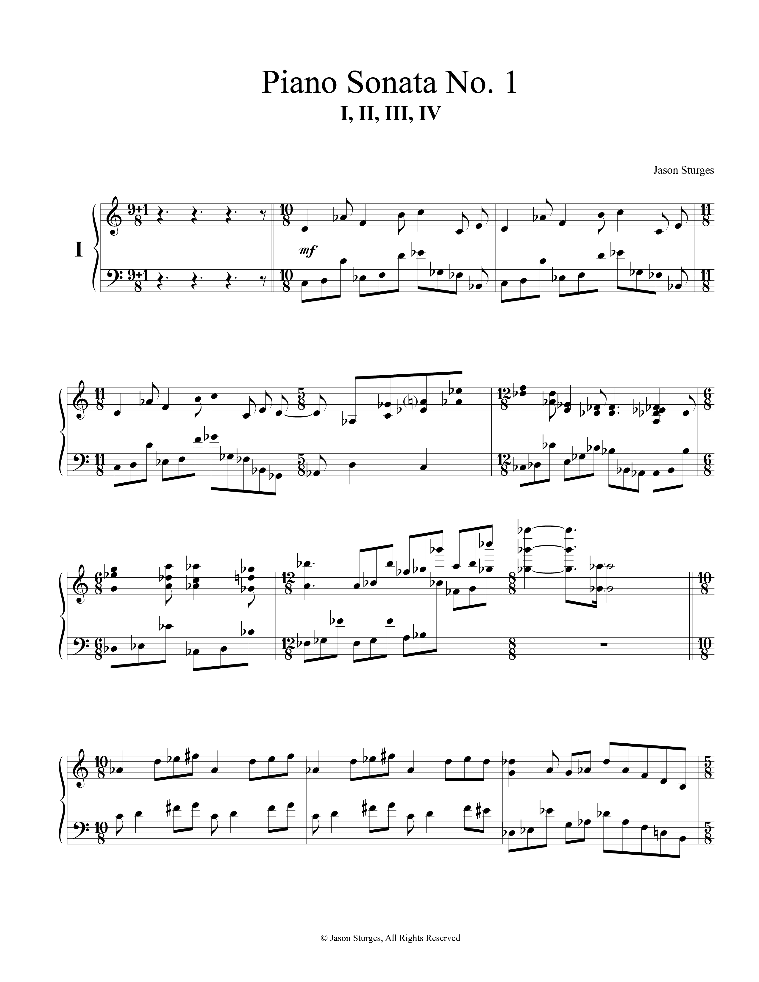 Piano Sonata I
